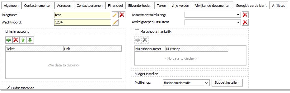 KlantenGeregistreerdeklant